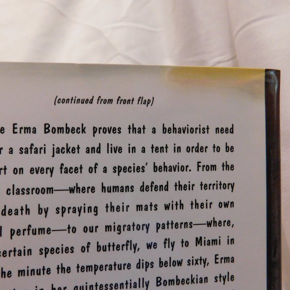 Erma Bombeck All I Know About Animal Behavior I Learned in Loehmann's Dressing - Picture 6 of 7